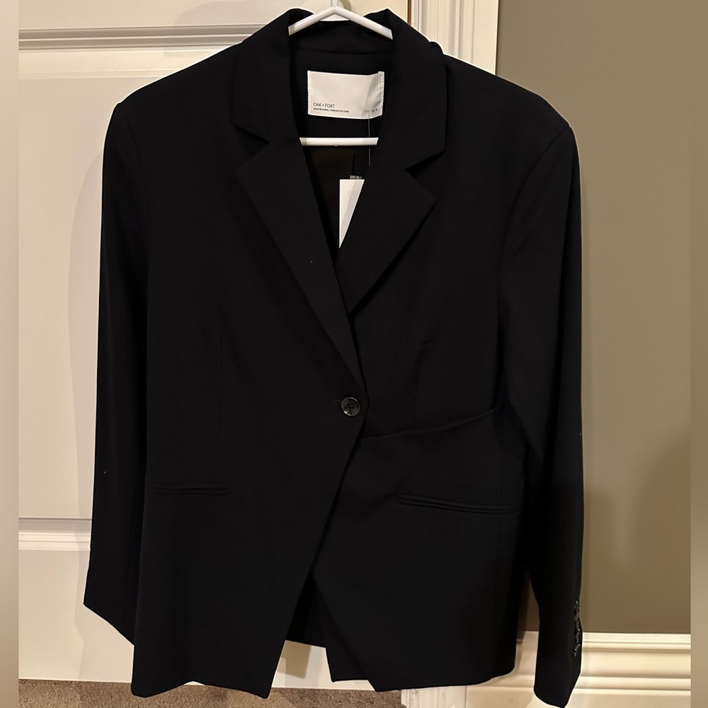OAK + FORT crossfront blazer